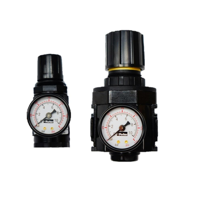 AR (AR200 / 320 /420) Series- Pressure Regulator with locking adustment knob.
